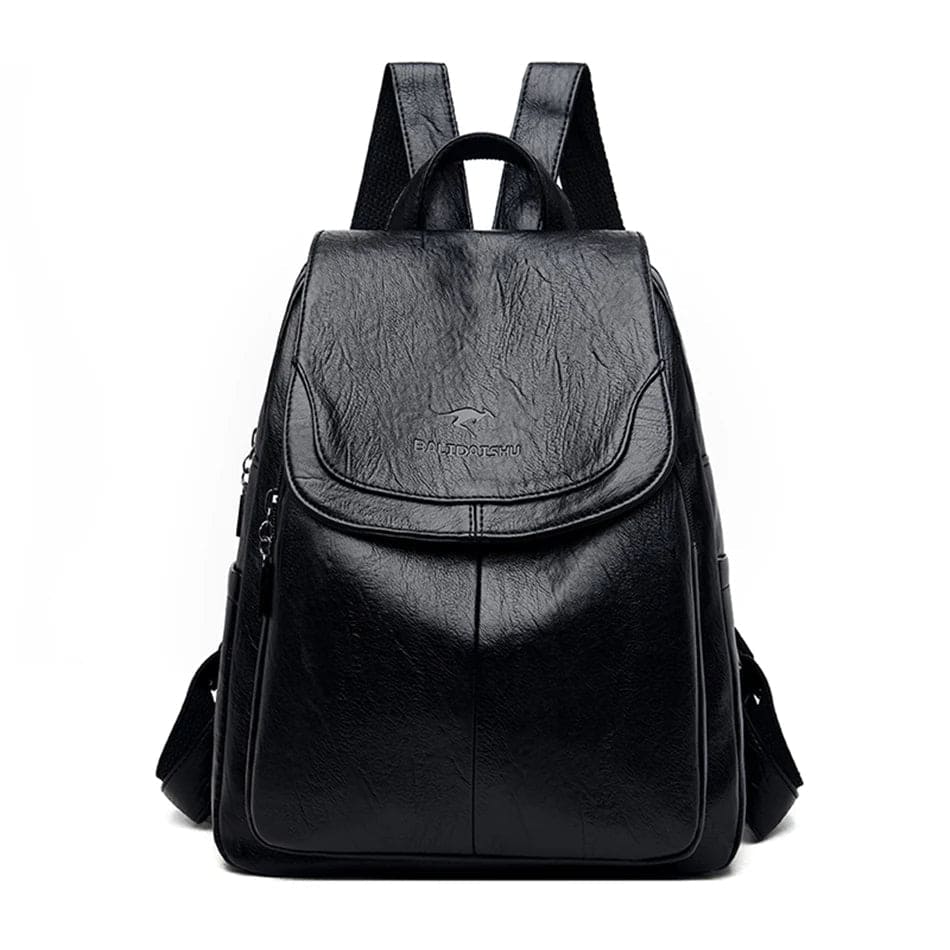 Emorie | Anti-theft leather backpack