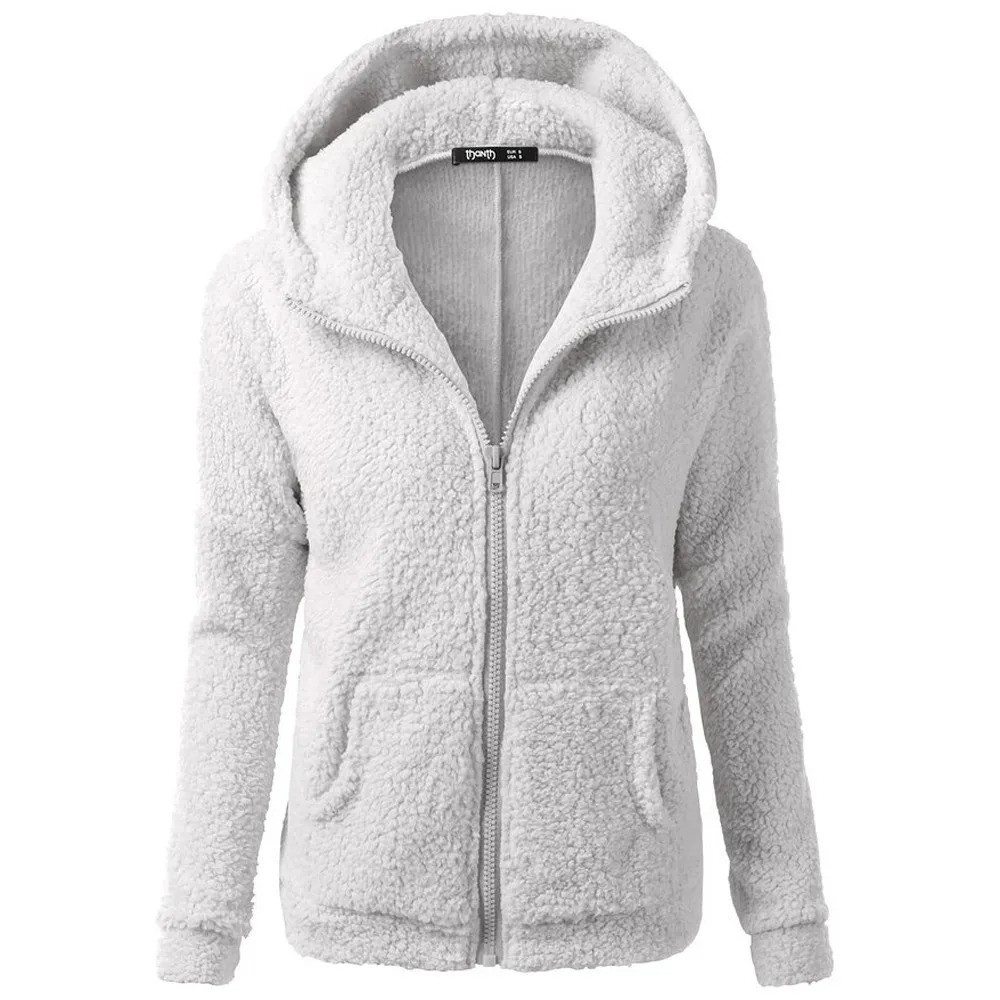 Bernadette| Teddy Fleece Strickjacke Damen