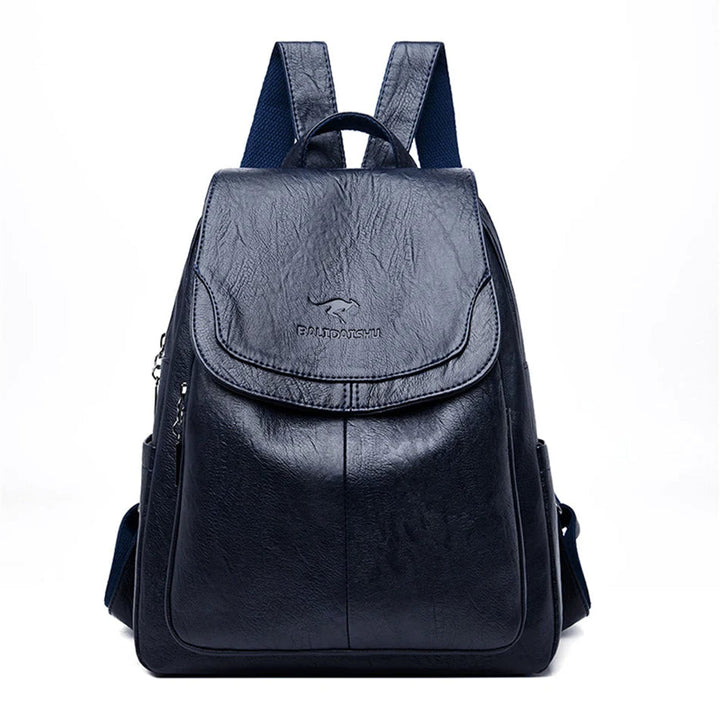 Emorie | Anti-theft leather backpack