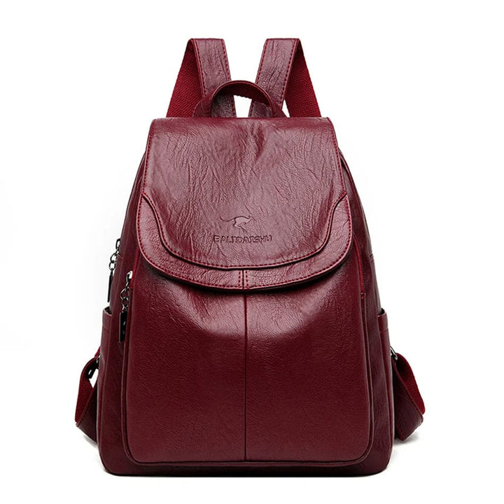 Emorie | Anti-theft leather backpack