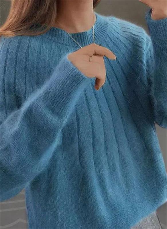 Dollie | Flauschiger Strickpullover aus Kaschmir