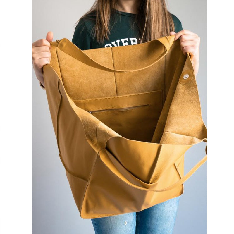 Seleneva | Vintage Leder Handtasche Damen