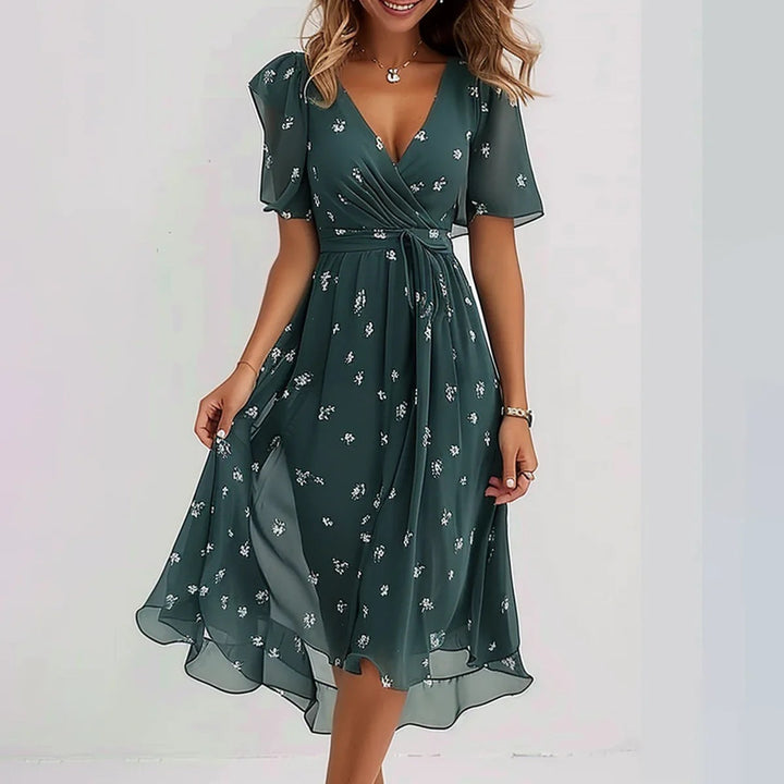 Alira | Elegantes Maxikleid mit Rückenausschnitt