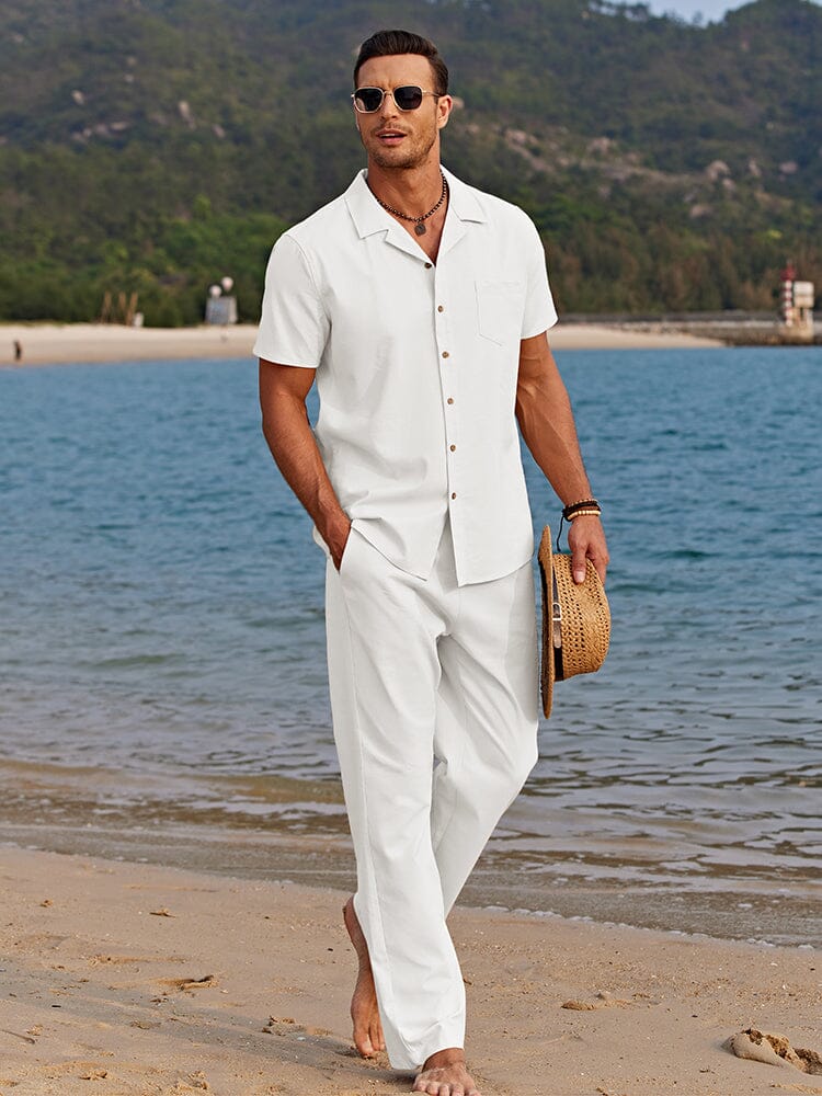Beckett | Leinen Strand Outfit Herren