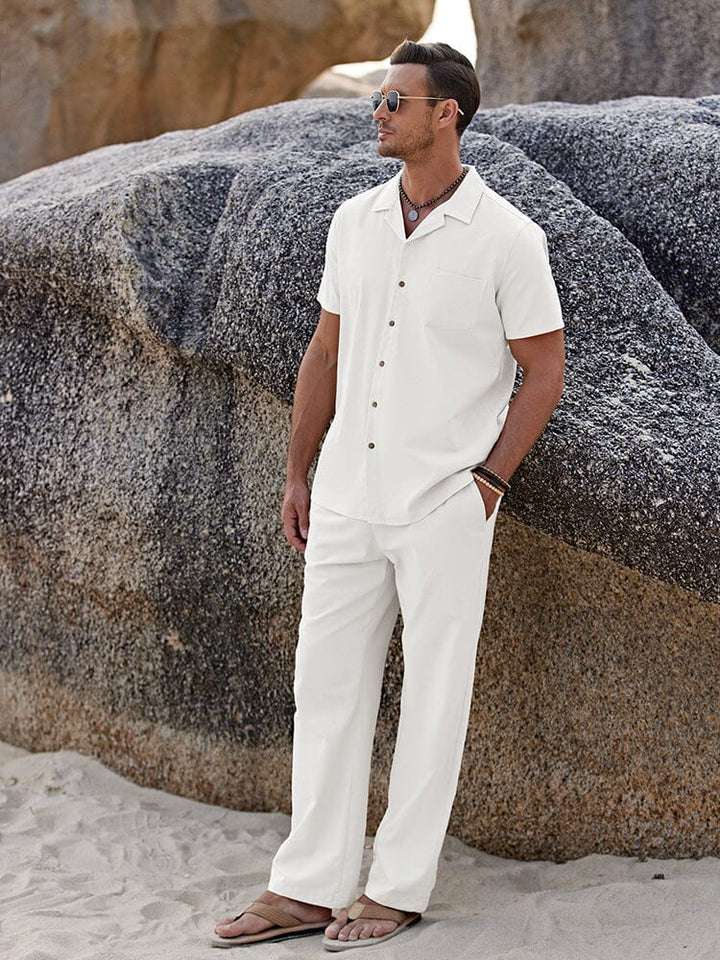 Beckett | Leinen Strand Outfit Herren