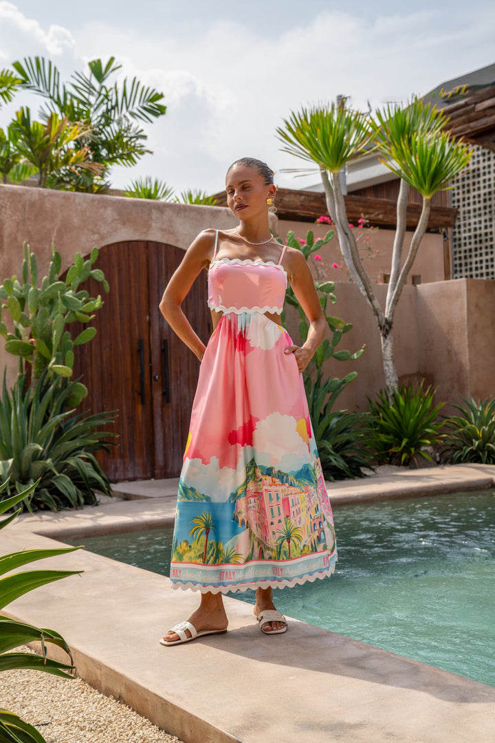 Aerin | Sommerkleid mit Cut-Outs