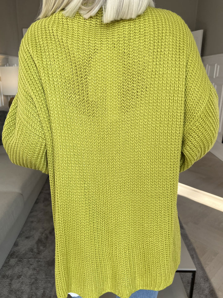 Zephyrielle | Kurzstrick-Cardigan mit Ballonärmeln
