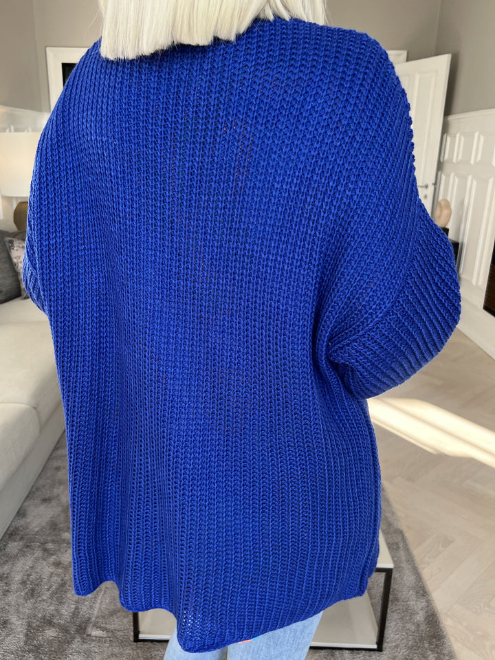 Zephyrielle | Kurzstrick-Cardigan mit Ballonärmeln
