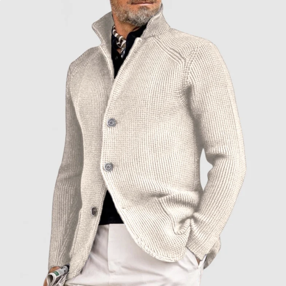 Levin | Cardigan aus gewebter Baumwolle