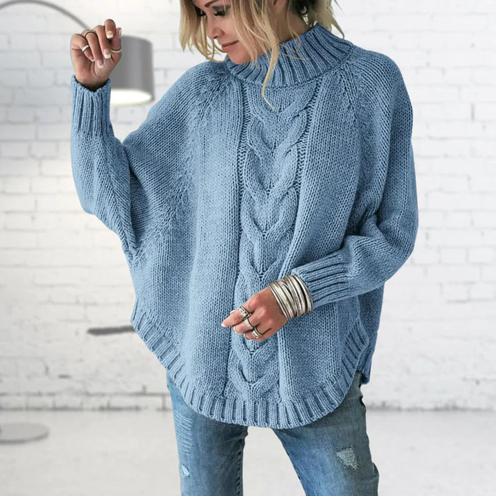 Renee | Langer Grobstrickpullover für Frauen