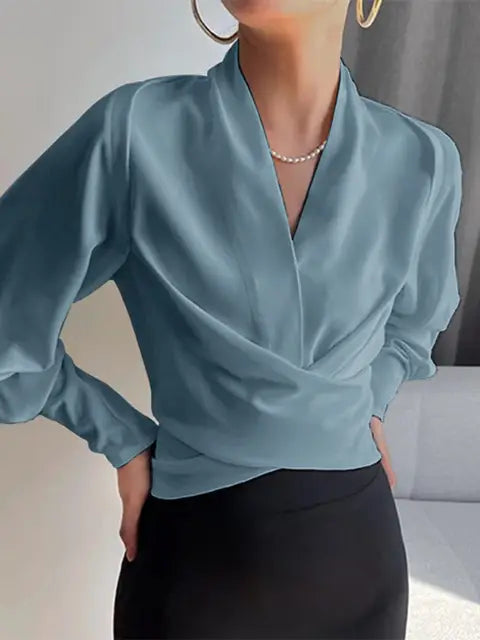 Karalyn | Bluse mit V-Ausschnitt