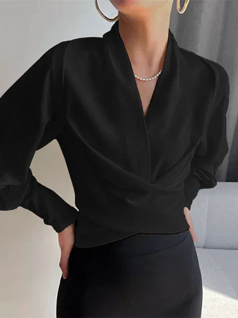 Karalyn | Bluse mit V-Ausschnitt