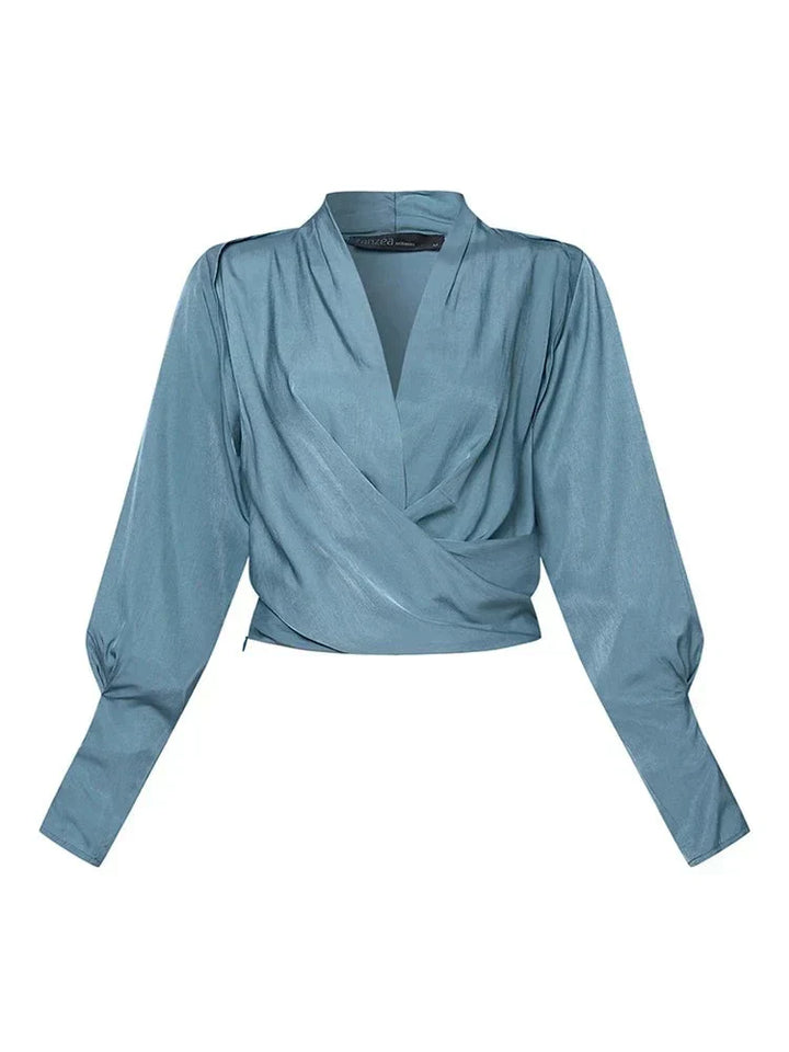 Karalyn | Bluse mit V-Ausschnitt