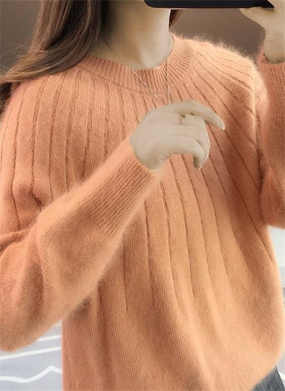 Dollie | Flauschiger Strickpullover aus Kaschmir