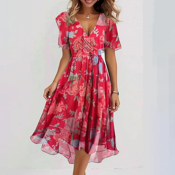 Alira | Elegantes Maxikleid mit Rückenausschnitt