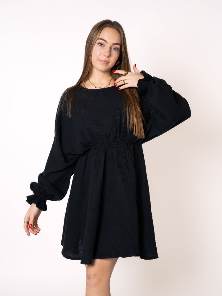 Adalena | Luftiges Musselin Minikleid