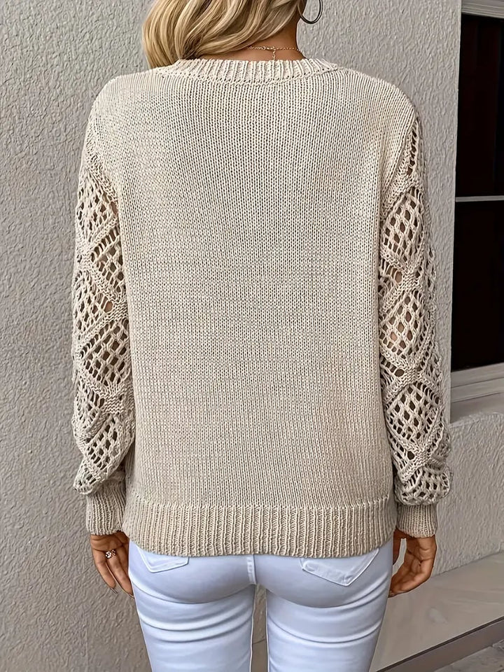 Loralie | Sweatshirt mit Spitze