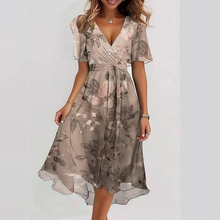 Alira | Elegantes Maxikleid mit Rückenausschnitt