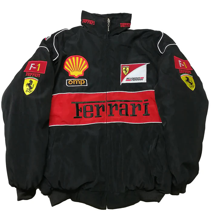 Avas | Vintage Ferrari Racer Jacke mit sportlichem Stil (Unisex)
