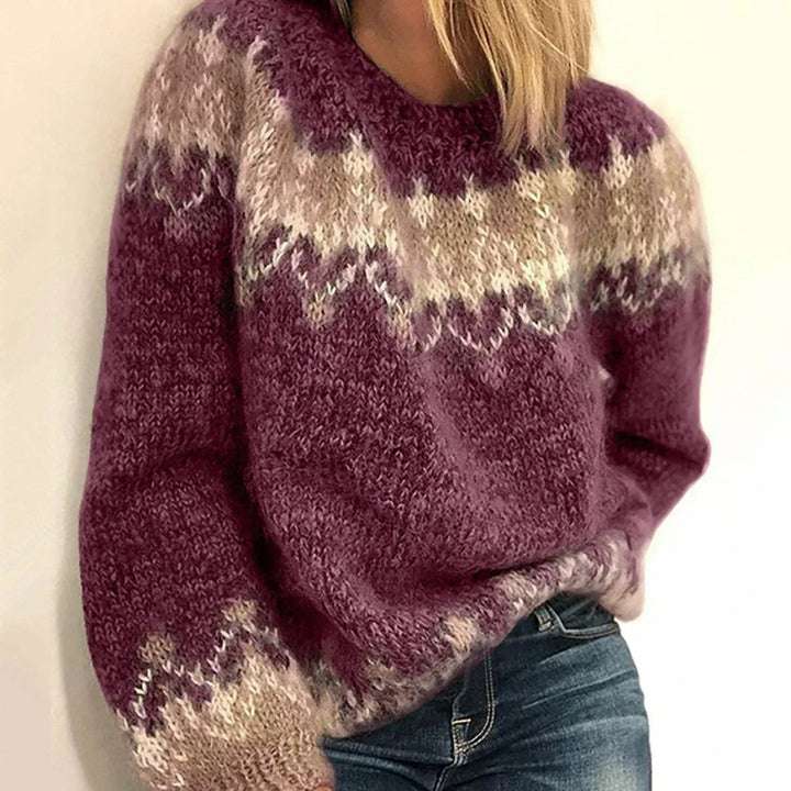 Lyne | Eleganter, warmer Strickpullover für Frauen