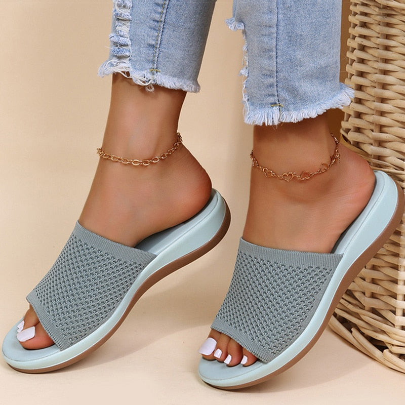 Clyra | Orthopädische Sommer-Pantoletten Damen
