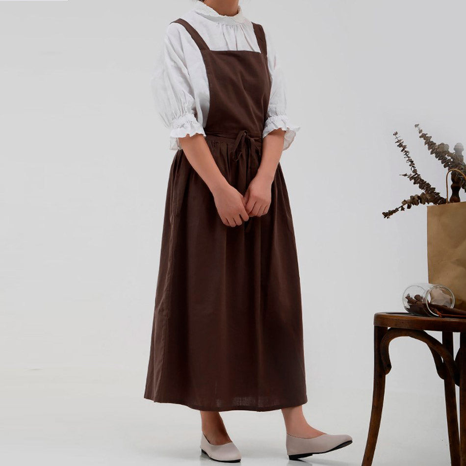 Ariuna | Traditionelle Schürze aus Leinen