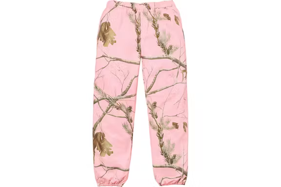 Melrey | Rosa Tarnfleck-Sweatpants