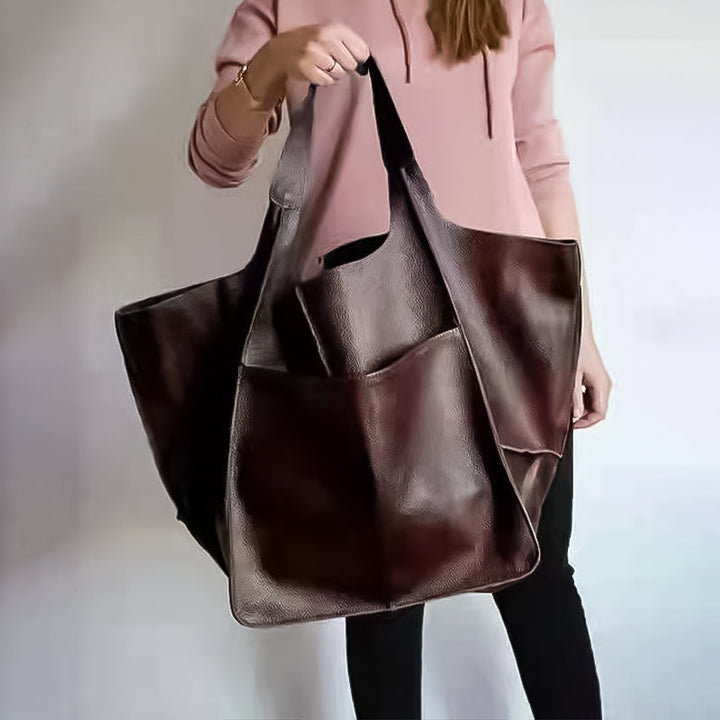 Seleneva | Vintage Leder Handtasche Damen