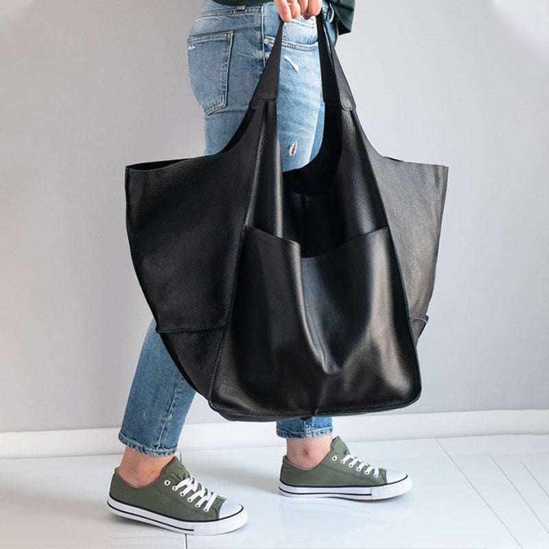 Seleneva | Vintage Leder Handtasche Damen